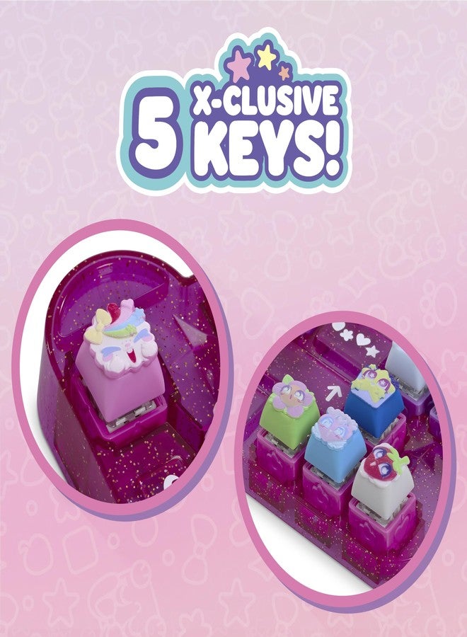 كليكيز مجموعة كليكيز الضخمة للكيبورد - المجموعة المثالية للمبتدئين | تتضمن لوحة مفاتيح للتخزين و15 شخصية حصرية من المجموعة الضخمة | قطع قابلة للنقر والتجميع | للأعمار من 6 سنوات فما فوق - Image 4